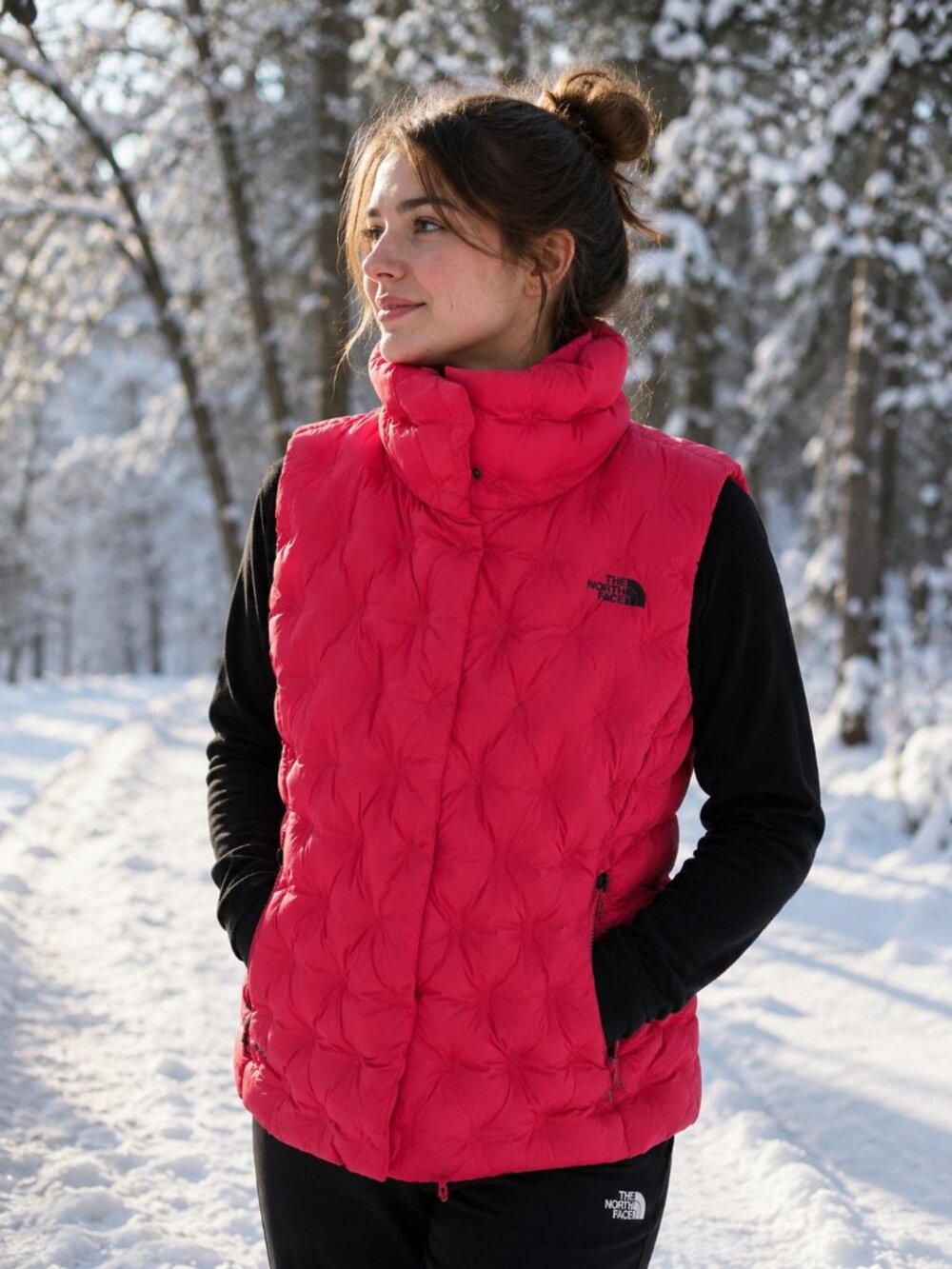 The North Face 550 Down Tufted Quilted Puffer Vest Women’s- NWOT